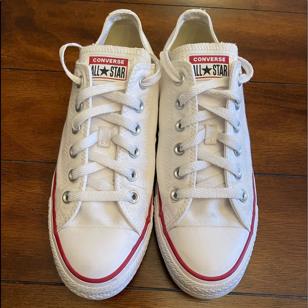 CONVERSE *Chuck Taylor All Star* unisex low top   W9 M7    Optical White